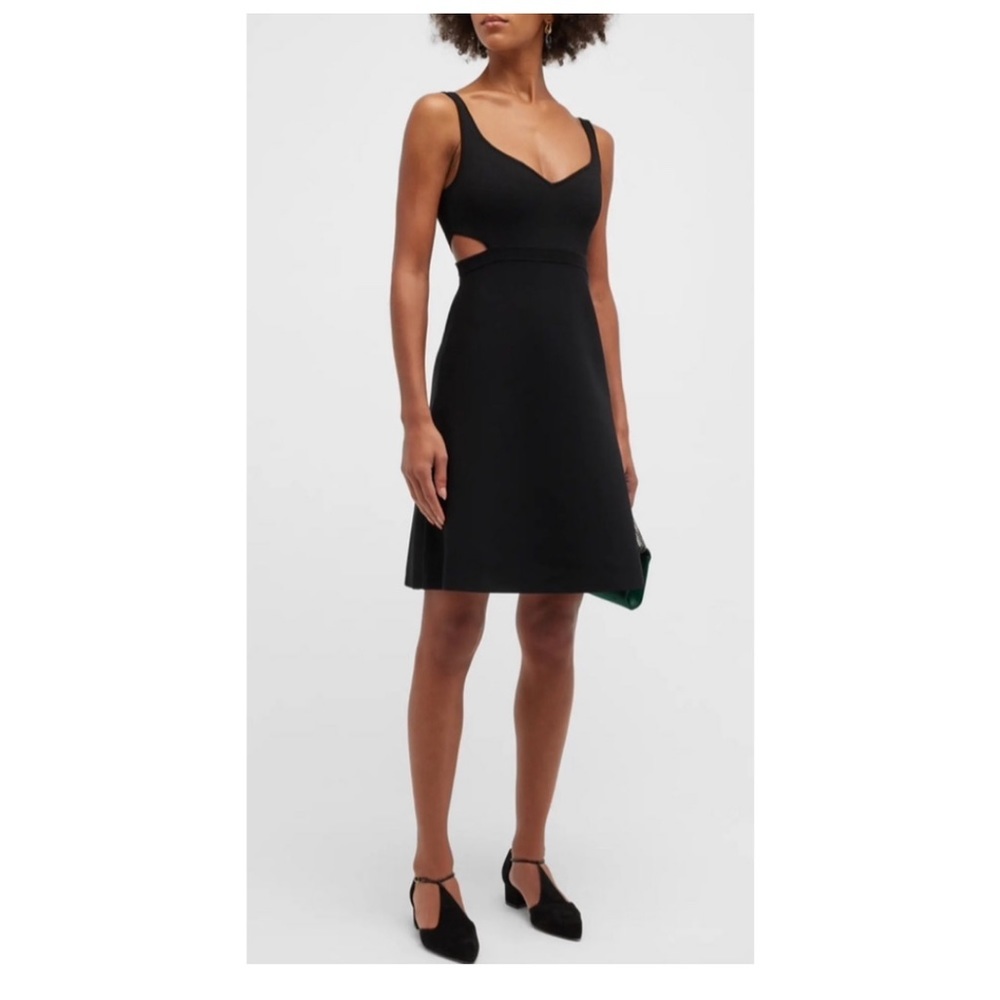 Theory Cut Out Flare Dress in Black- XS.